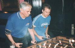 Ralf und ��All-Star�� Heinz konnten in diesem packenden Spiel um Platz 6 nur zugucken!